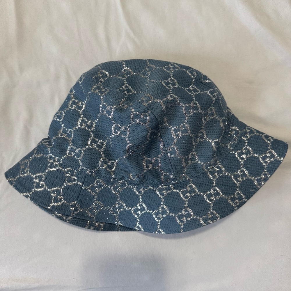 Gucci Lame GG bucket hat